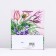 Gift package "from March 8" bouquet on pink, 26 x 32 x 12 cm