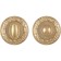 Rotary handle Fuaro BK6 SM Gold-24 24K, color gold