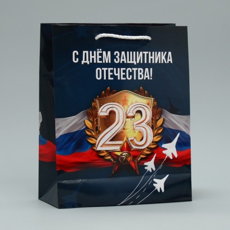 Gift Package Laminated, Packaging, Defender of the Fatherland, ML 21 x 25 x 8 cm-4