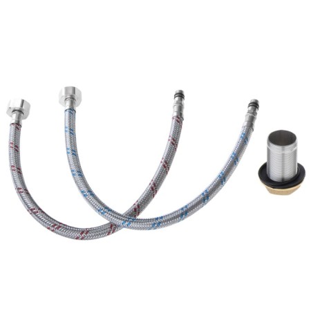 Accoona A4512 kitchen mixer, one -leaf, with a nut, chrome-1