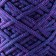 Knitting cord 35% cotton, 65% polypropylene 3 mm 85m/160 ± 10 g (sapphire/purple)