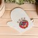 Set for a bathhouse and sauna 5 in 1 (bag, hat, mitten, rug, washcloth), with a print "USSR", white