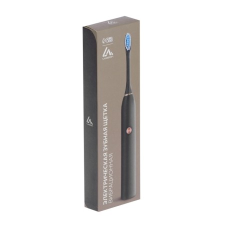 Electric toothbrush Luazon LP-004, vibration, from 1xa (not in set.), Black-8