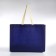 Bag beach without fasteners, blue color