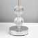 Bulla-2 table lamp E27 40W chrome 22.5x22.5x34.5 cm