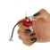Gas lighter "fire extinguisher", with a flashlight, Piezo, 8 cm