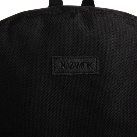 School textile school with a reflective sling, 38x29x11 cm, black-5