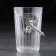 A glass "impenetrable", with a hammer, faceted, 250 ml