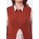 Women's vest, size 52, brown color