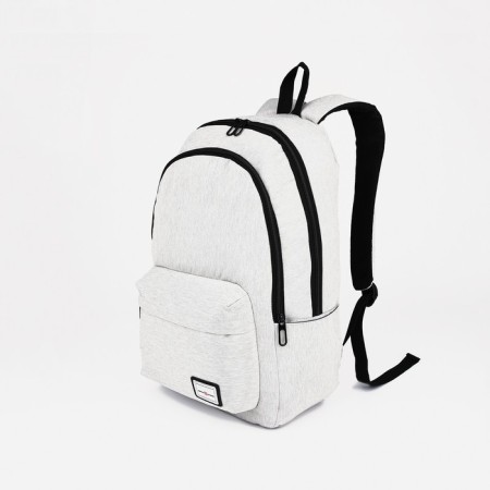 School backpack from lightning textiles, Fulldorn, 4 pockets, color gray color