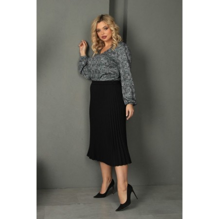Women's dress, size 56, gray color-4