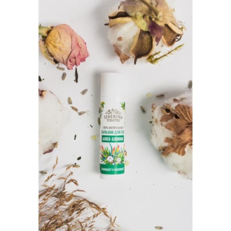 Natural lip balm "Aloe-halong", 6 ml-1