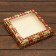 Folding box of "good holiday", 20 x 20 x 4 with a window