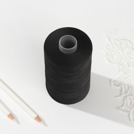 Extra threads 100, 5000 m, black color-2