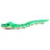 The animal "alligator", light effects, works from batteries, 11 details, green color