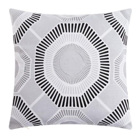Decorative pillowcase 40x40 cm, Circle Black, 100% cotton