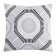 Decorative pillowcase 40x40 cm, Circle Black, 100% cotton