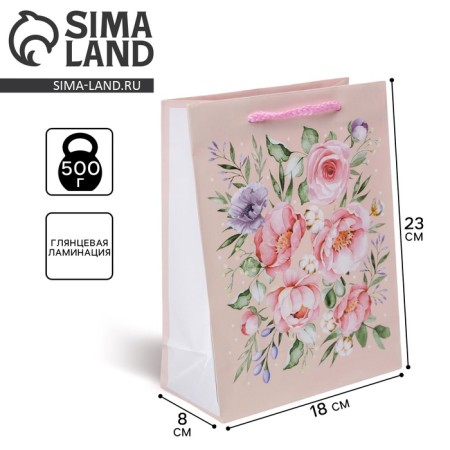 Gift laminated package, packaging, Pressent for You, MS 18 x 23 x 8 cm