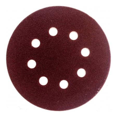 Circle of abrasive grinding bison 35562-125-100, perforated, P100, 125 mm, 5 pcs.-3