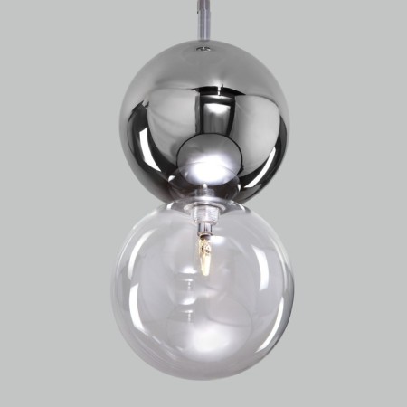 Suspended lamp with a glass plafon Selisa, 3W, G4, 15x15 cm-1