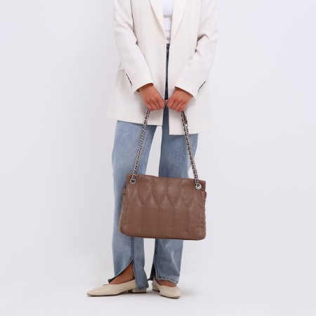 Bag-mixer on lightning, beige color-8
