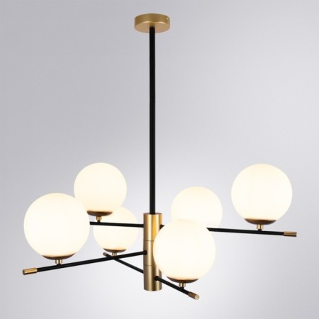 ARTE LAMP ARKAB A2225LM-6BK, E14, 6x40 W, 75x75x56 cm, Black-1