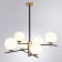 ARTE LAMP ARKAB A2225LM-6BK, E14, 6x40 W, 75x75x56 cm, Black