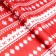 Packaging paper "Snowflakes on a red background", gloss, bilateral, 80 g/m2, 70 x 100 cm