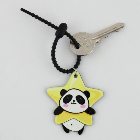 Acrylic key a keychain "Panda" 15 x 6 cm-2