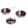 A set of metal dishes "Super Chef", with an apron and a cap, in a suitcase, mix