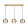 Suspended lamp with a replaceable lamp Ambrella Light, Traditional, TR3652, 3HE27, Color Gold