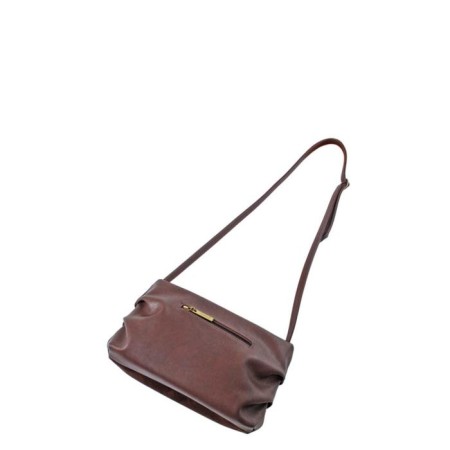 Cross-Bodi bag, lightning department, brown color 29x13x18.5cm-1