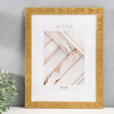 Photo frame Plastic "Mira" 30x40 cm, 651618 gold-1