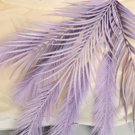 Decor "Feat and Palma" 72 cm, lilac-1