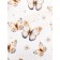 Packaging paper, brown craft "Butterflies", 50 x 70 cm