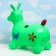Toy - Children's "Deer" rubber inflatable, 50x27cm, green