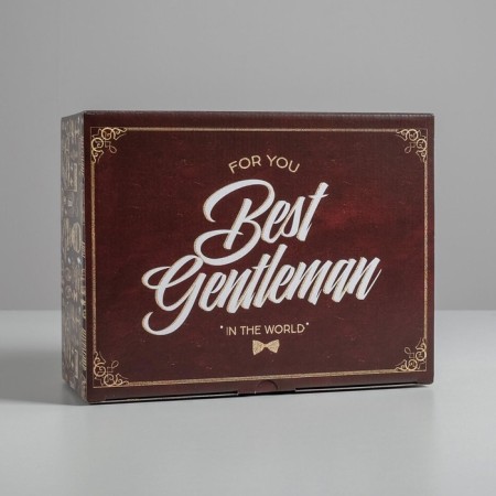 Box Gift team, packaging, "gentleman", 30 x 23 x 12 cm-1