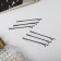 Invisibility for hair "smooth" (set 36 pcs) 6 cm, black