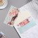 Money envelope "Happy Wedding Day!" pink flowers,