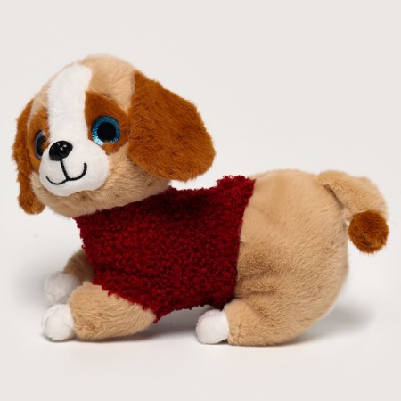 Soft toy "Dog in a booth"-4