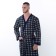 Male robe, dark blue color, size 56