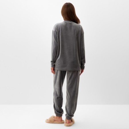 Women's costume (sweatshirt and trousers) KAFTAN PLUSHY p. 44-46, gray-3