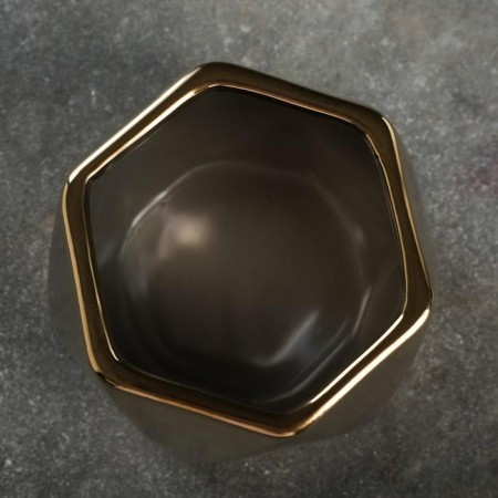Kashpo "Golden Multicarrier" 12.5x10.5cm-3