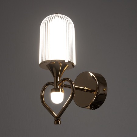 Bra "Lamur" LED 10W 3000-6000k gold 13x19x30 cm-4