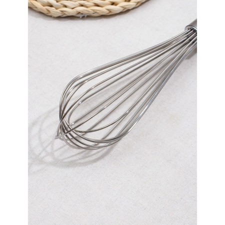 Whisk for whipping with thick strings Konfinetta, 31 cm, silver color-3