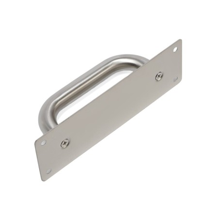 Door handle, stainless steel color, 200x65 mm-11