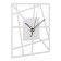Wall of metal "lines", silent, d-30 cm, white, aa