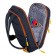 Youth backpack 39 x 26 x 10 cm, ergonomic back, Across G6, black/yellow G-6-2