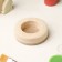 Harvesting for creativity "candlestick", 1 candle, round, 7 x 7 x 2.2 cm, pine
