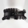Erotic bdsm set of oka-hpki, with black lace, black, eco-leather, 9 items